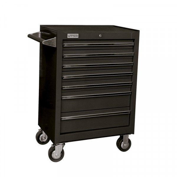 X27M7N URREA Gabinete uso extra pesado 7 gavetas 27" color negro Urrea | DIHERESA