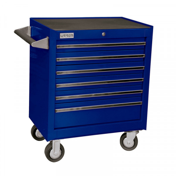 X27M6A URREA Gabinete uso extra pesado 6 gavetas 27" color azul Urrea | DIHERESA