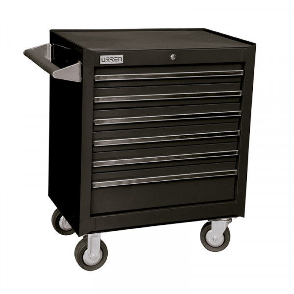 X27M6N URREA Gabinete uso extra pesado 6 gavetas 27" color negro Urrea | DIHERESA