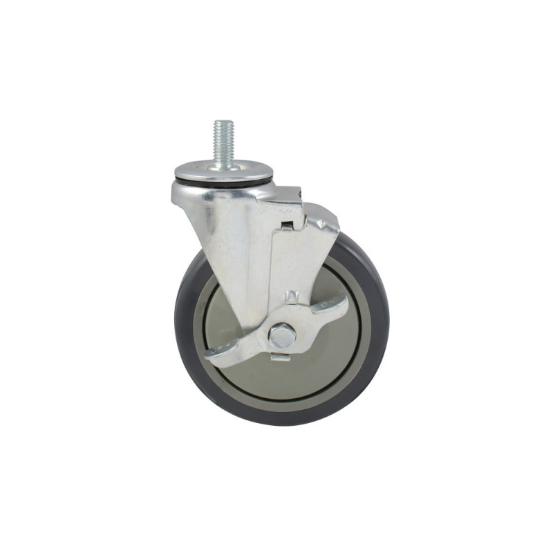 RAS URREA Rueda para carro utilitario de alambre 5" con freno Urrea | DIHERESA RAS URREA Rueda para carro utilitario de alambre 5" con freno Urrea | DIHERESA