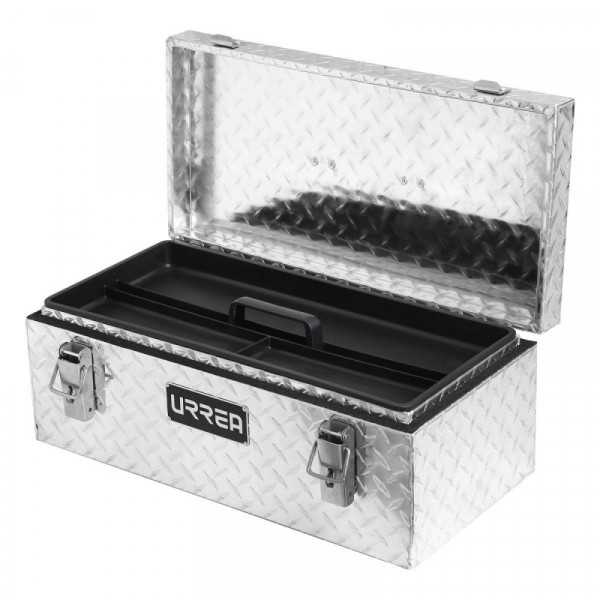 ATB24 URREA Caja portaherramientas de aluminio 24" con charola plástica Urrea | DIHERESA