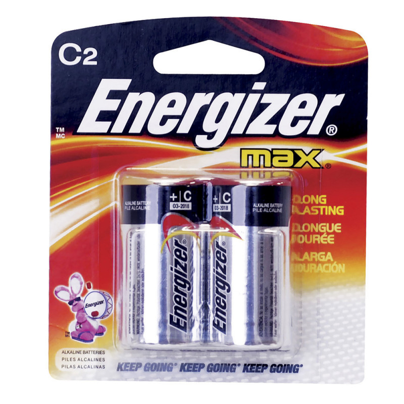 E93BP-2 SURTEK Pila alcalina marca Energizer C con 2 piezas Surtek | DIHERESA E93BP-2 SURTEK Pila alcalina marca Energizer C con 2 piezas Surtek | DIHERESA