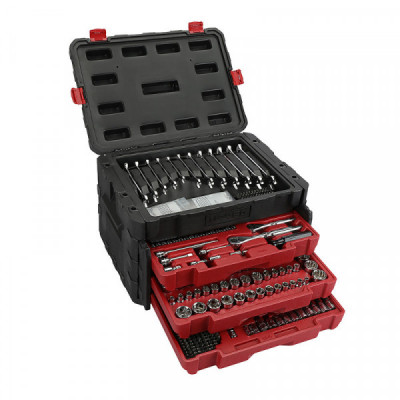 JCB01 URREA Juego de 450 dados y accesorios combinados en blow molded Urrea | DIHERESA