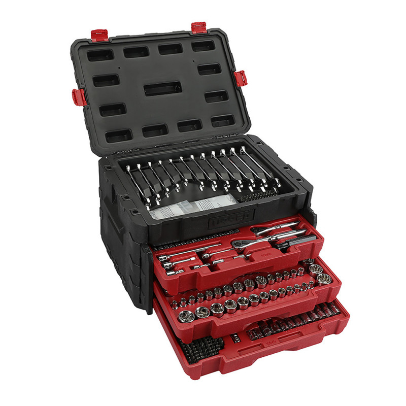 JCB01 URREA Juego de 450 dados y accesorios combinados en blow molded Urrea | DIHERESA JCB01 URREA Juego de 450 dados y accesorios combinados en blow molded Urrea | DIHERESA