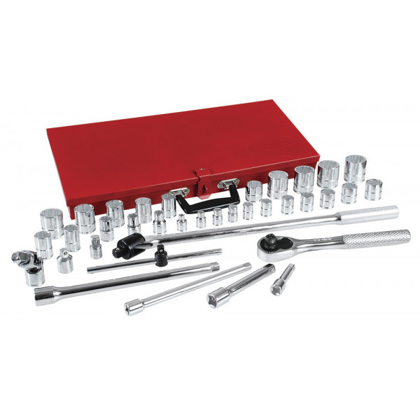5452 URREA Juego de 37 dados y accesorios en pulgadas 3/8"-1/2" Urrea | DIHERESA