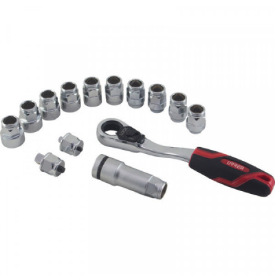 4701GT URREA Jgo dados acc Go-Thr 14pz 1/4" Urrea | DIHERESA