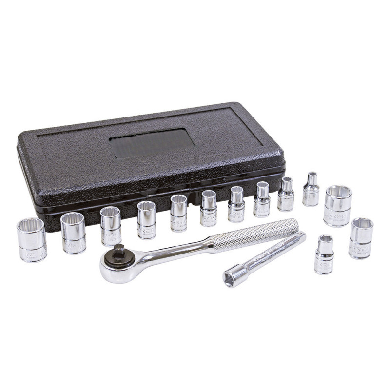 4700P URREA Juego de 15 dados y accesorios 1/4" Urrea | DIHERESA 4700P URREA Juego de 15 dados y accesorios 1/4" Urrea | DIHERESA