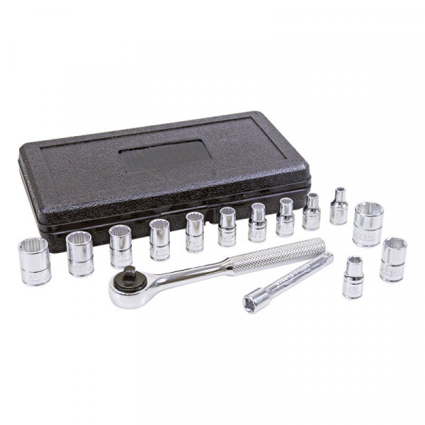 4700P URREA Juego de 15 dados y accesorios 1/4" Urrea | DIHERESA