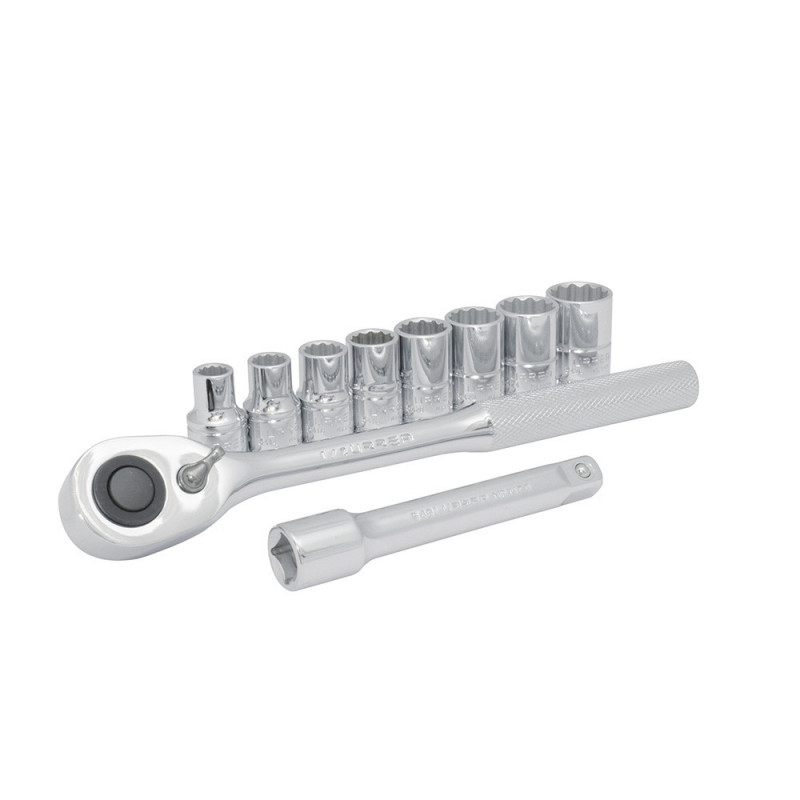 JBUA01S URREA Juego de 10 dados y accesorios en pulgadas 1/2" Urrea | DIHERESA JBUA01S URREA Juego de 10 dados y accesorios en pulgadas 1/2" Urrea | DIHERESA
