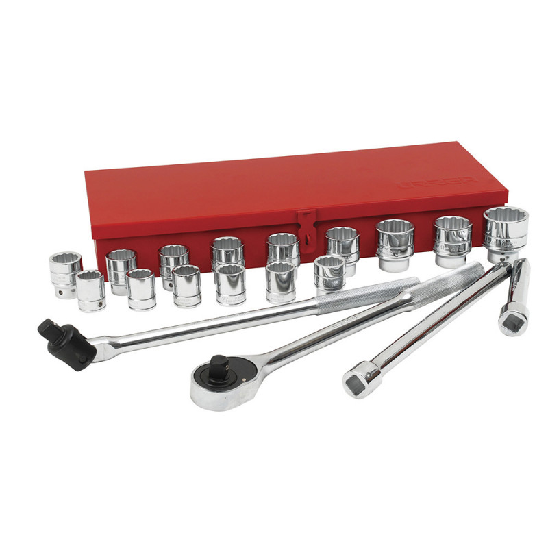 55200 URREA Juego de 20 dados y accesorios métricos 3/4" Urrea | DIHERESA 55200 URREA Juego de 20 dados y accesorios métricos 3/4" Urrea | DIHERESA
