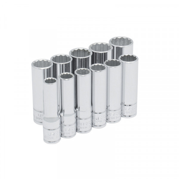 52209 URREA Juego de 11 dados largos métricos 3/8" Urrea | DIHERESA