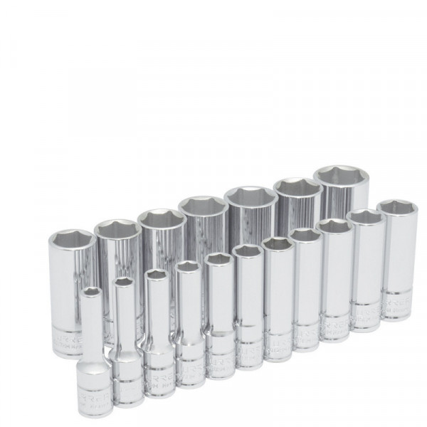 52203 URREA Juego de 18 dados largos métricos 3/8" 6 puntas Urrea | DIHERESA