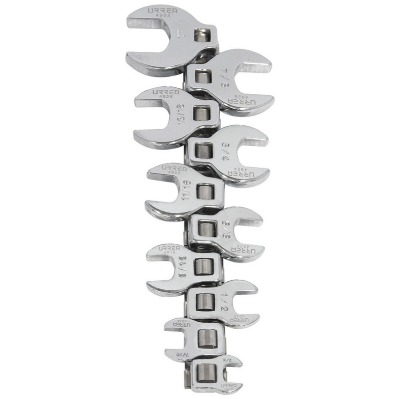 4900-10 URREA Juego de 10 llaves pata cuervo 3/8" Urrea | DIHERESA 4900-10 URREA Juego de 10 llaves pata cuervo 3/8" Urrea | DIHERESA