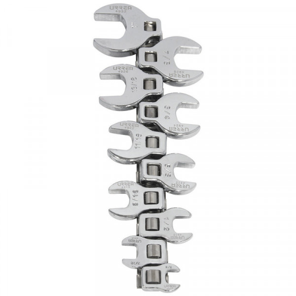 4900-10 URREA Juego de 10 llaves pata cuervo 3/8" Urrea | DIHERESA