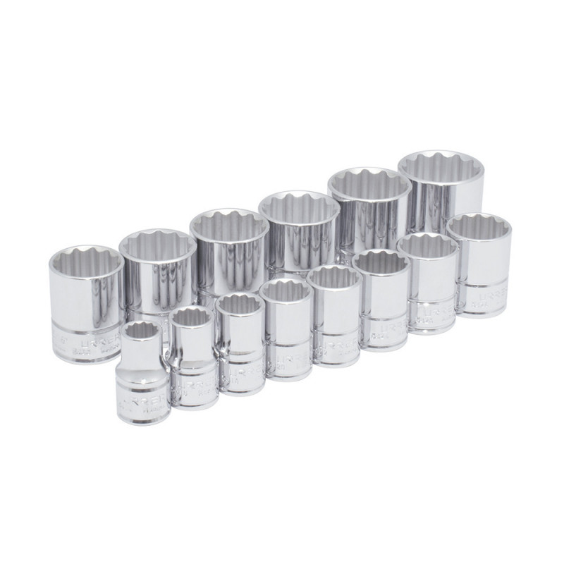5400PA URREA Juego de 14 dados en pulgadas 1/2" caja plástica Urrea | DIHERESA 5400PA URREA Juego de 14 dados en pulgadas 1/2" caja plástica Urrea | DIHERESA