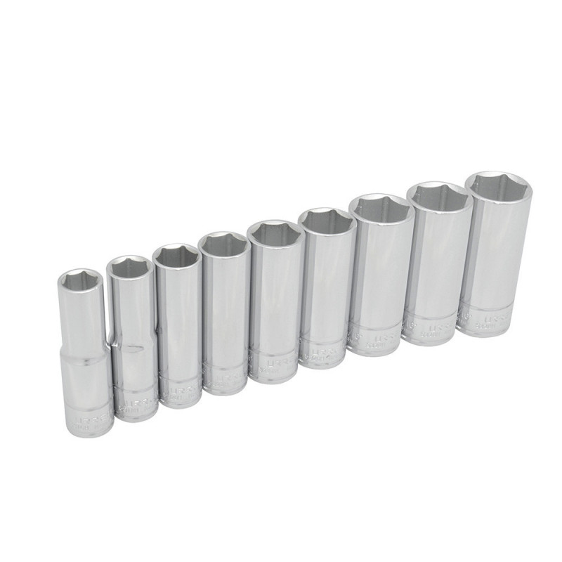 54118 URREA Juego de 9 dados largos en pulgadas 1/2" 6 puntas Urrea | DIHERESA 54118 URREA Juego de 9 dados largos en pulgadas 1/2" 6 puntas Urrea | DIHERESA