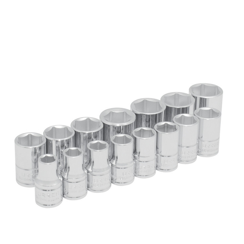 54205 URREA Juego de 15 dados métricos 1/2" 6 puntas Urrea | DIHERESA 54205 URREA Juego de 15 dados métricos 1/2" 6 puntas Urrea | DIHERESA