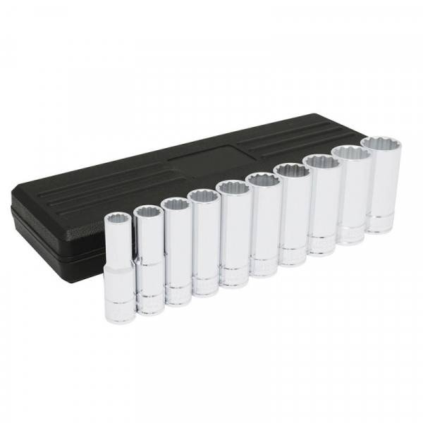 5400PHM URREA Juego de 10 dados largos métricos 1/2" Urrea | DIHERESA