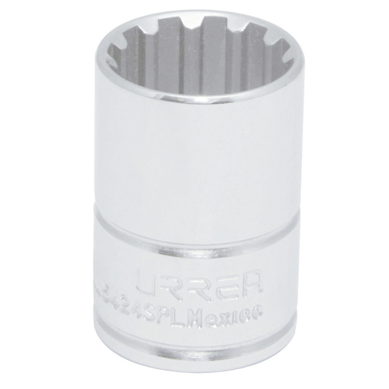 5420SPL URREA Dado 1/2" spline - 20 Urrea | DIHERESA 5420SPL URREA Dado 1/2" spline - 20 Urrea | DIHERESA