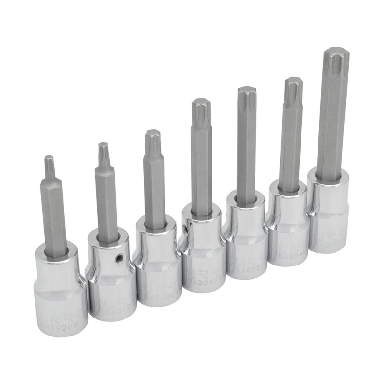 5439C URREA Juego de 7 dados punta Torx 1/2" Urrea | DIHERESA