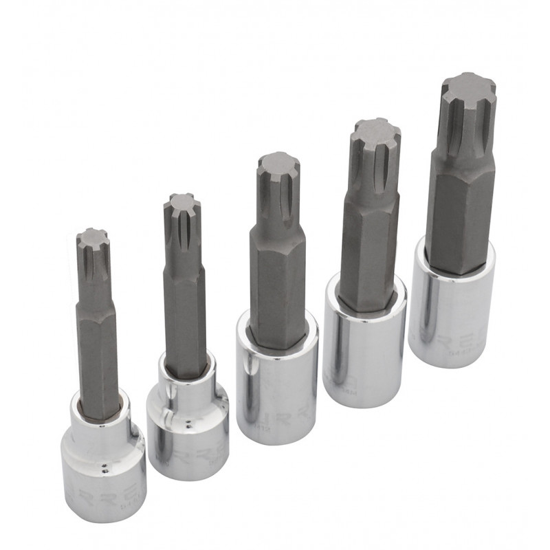 5443M5 URREA Juego de 5 dados punta ribe 1/2" Urrea | DIHERESA 5443M5 URREA Juego de 5 dados punta ribe 1/2" Urrea | DIHERESA