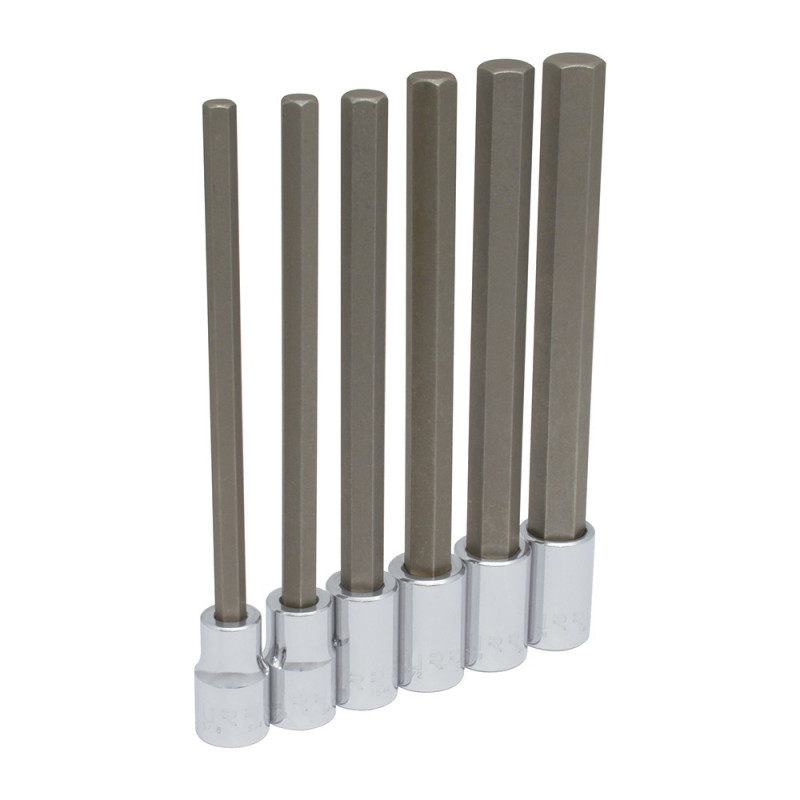 54416L URREA Juego de 6 dados punta hexagonal largas en pulgadas 1/2" Urrea | DIHERESA 54416L URREA Juego de 6 dados punta hexagonal largas en pulgadas 1/2" Urrea | DIHERESA