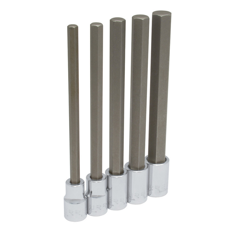 5441M5L URREA Juego de 5 dados punta hexagonal largas métricos1/2" Urrea | DIHERESA 5441M5L URREA Juego de 5 dados punta hexagonal largas métricos1/2" Urrea | DIHERESA