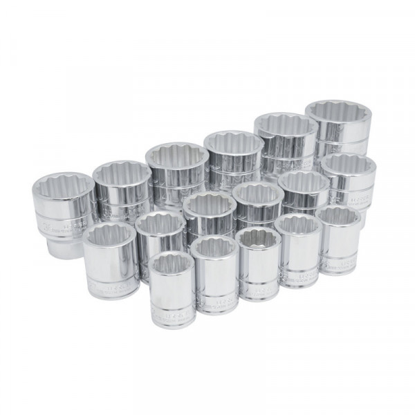 55205 URREA Juego de 17 dados métricos 3/4" Urrea | DIHERESA