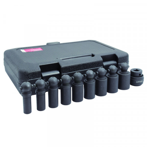 74243 URREA Juego de 9 dados universales intercambiables métricos 1/2" Urrea | DIHERESA
