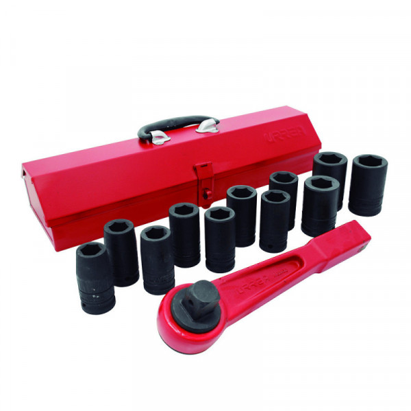 750013MLH URREA Juego de 13 dados de impacto largos métricoss y accesorios 3/4" Urrea | DIHERESA