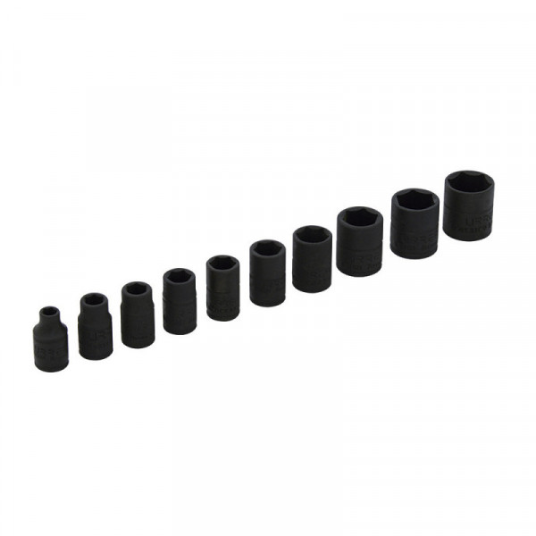 69106 URREA Juego de 10 dados de impacto en pulgadas 1/4" Urrea | DIHERESA