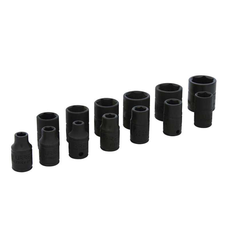 69206 URREA Juego de 13 dados de impacto métricos 1/4" Urrea | DIHERESA 69206 URREA Juego de 13 dados de impacto métricos 1/4" Urrea | DIHERESA