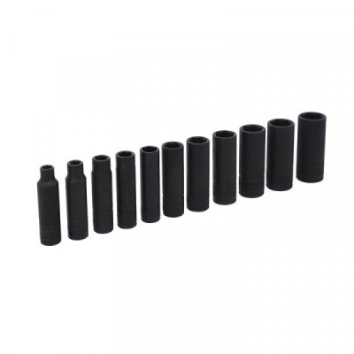 69212 URREA Juego de 11 dados de impacto largo métricos 1/4" Urrea | DIHERESA