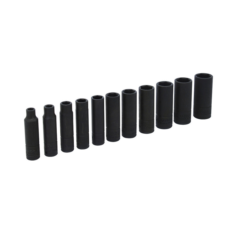 69212 URREA Juego de 11 dados de impacto largo métricos 1/4" Urrea | DIHERESA 69212 URREA Juego de 11 dados de impacto largo métricos 1/4" Urrea | DIHERESA