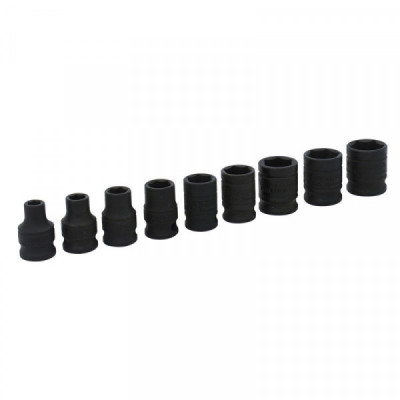 72102 URREA Juego de 9 dados de impacto en pulgadas 3/8" 6 puntas Urrea | DIHERESA