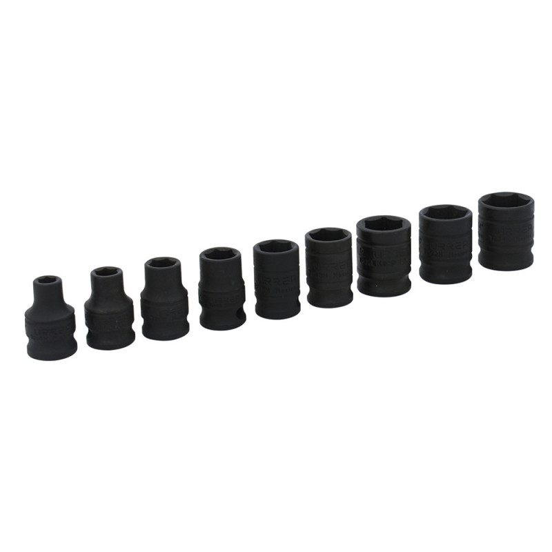 72102 URREA Juego de 9 dados de impacto en pulgadas 3/8" 6 puntas Urrea | DIHERESA 72102 URREA Juego de 9 dados de impacto en pulgadas 3/8" 6 puntas Urrea | DIHERESA