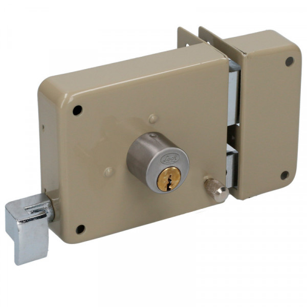 16CS LOCK Cerradura sobreponer instala fácil llave estándar derecha blíster Lock | DIHERESA