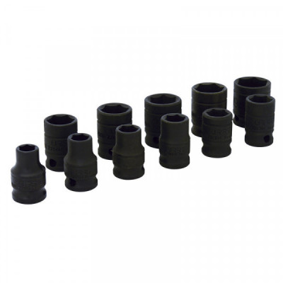 72202 URREA Juego de 11 dados de impacto métricos 3/8" Urrea | DIHERESA