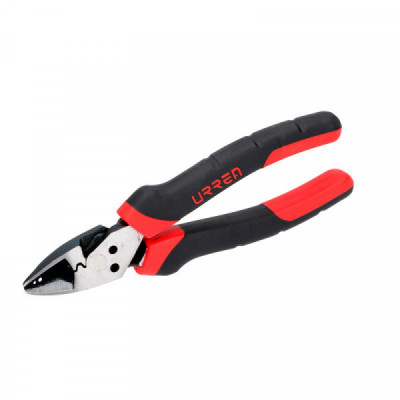 URREA 207MP Pinza para electricista corte lateral  7  pulgadas  multi propósitos