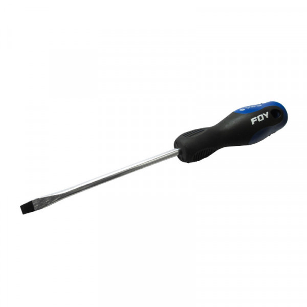 Destornillador bimaterial punta plana 3/16"x3"