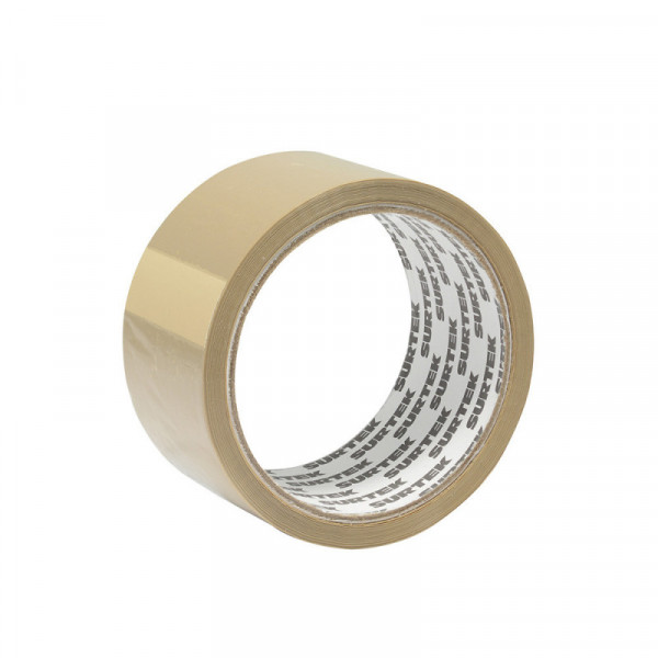 138015 SURTEK Cinta canela hot melt para empaque 2" x 40m Surtek | DIHERESA