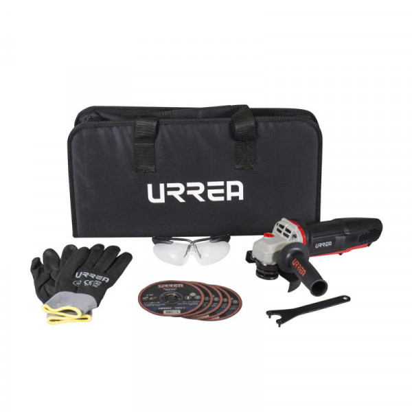 JH9A JUEGO DE MINI ESMERILADORA ANGULAR CON ACCESORIOS URREA | DIHERESA