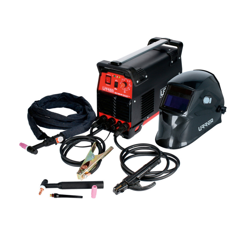 JSC5 Urrea Juego De Soldadora Inverter Tig Con Careta JSC5 Urrea Juego De Soldadora Inverter Tig Con Careta