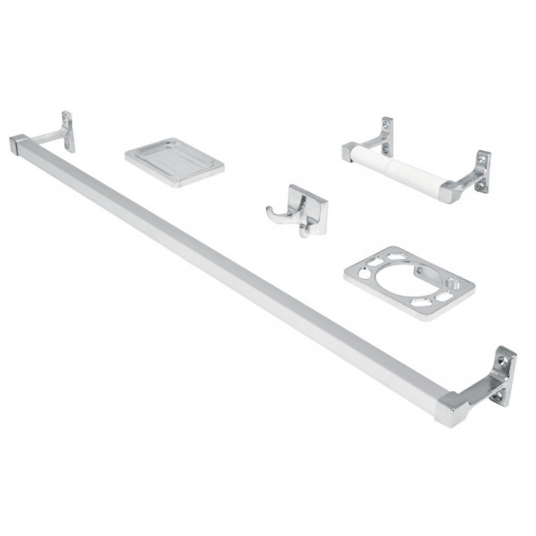 A-900 Juego accesorios para baño, 5 piezas, Foset Basic TRUPER | DIHERESA
