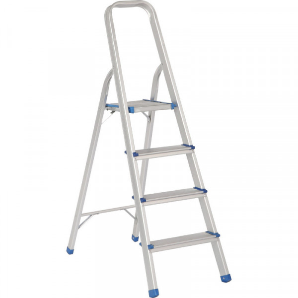 ETTA4 SURTEK Escalera tipo taburete de aluminio 4 escalones Surtek | DIHERESA