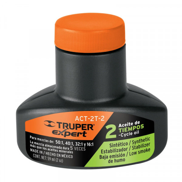 ACT-2T-2 Aceite para motor de dos tiempos, 2 oz TRUPER | DIHERESA