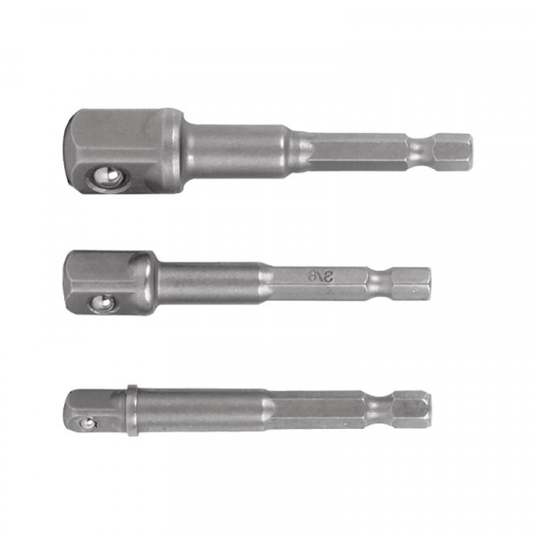 ADA-3 Juego de adaptadores para dados, 1/4', 3/8' y 1/2', 3 piezas TRUPER | DIHERESA