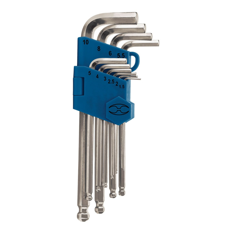 ALLX-10M Juego de 10 llaves allen, punta bola, largas, milimétricas TRUPER | DIHERESA ALLX-10M Juego de 10 llaves allen, punta bola, largas, milimétricas TRUPER | DIHERESA
