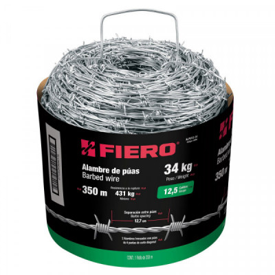 ALPU12-34 Alambre de púas, calibre 12.5, rollo de 34 Kg. TRUPER | DIHERESA