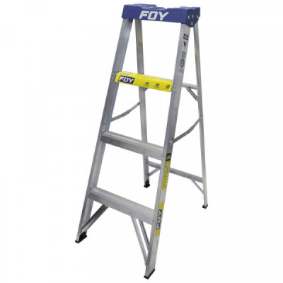 ETF3 FOY Escalera de aluminio tipo tijera 3 escalones